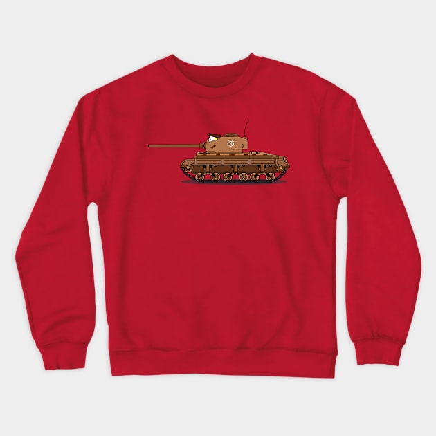 Meet the cool and beautiful cartoon tank character, Games For gamers, for MMO fans. Your clothes will look great with this character. Crewneck Sweatshirt by Kallin (Kaile Animations)